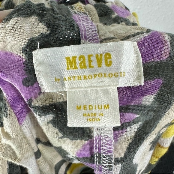 Maeve By Anthropologie Floral Wide Leg Pant Size Medium - Picture 4 of 7